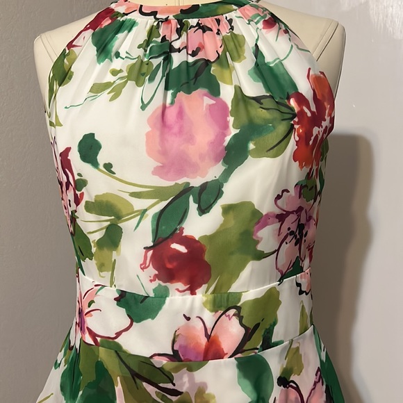 Evan Picone Halter Dress BEAUTIFUL!!! Size 6 Floral - Picture 6 of 8